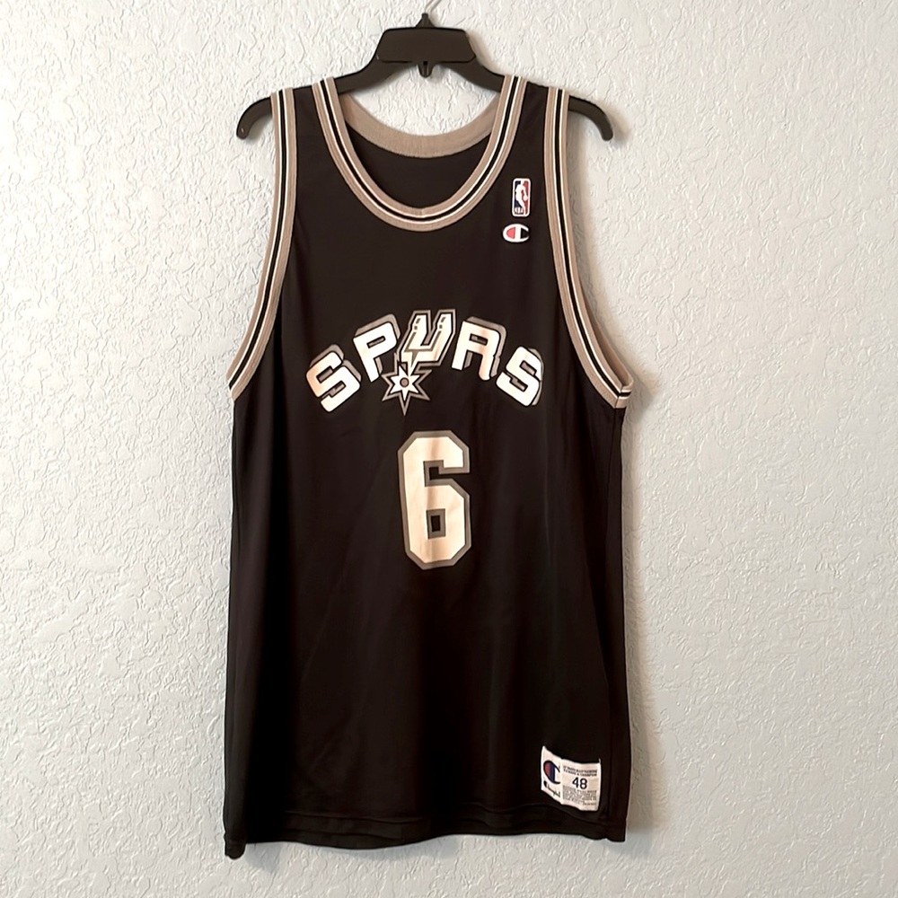 Black and Grey San Antonio Spurs - Johnson #6